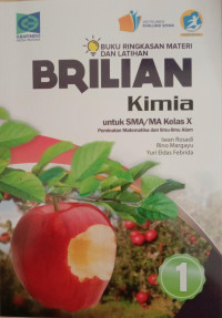 Image of Brilian kimia kelas X : buku ringkasan materi dan latihan